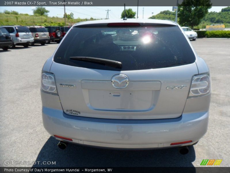 True Silver Metallic / Black 2007 Mazda CX-7 Sport