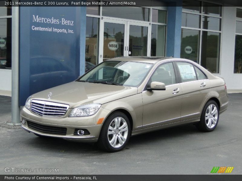 Pearl Beige Metallic / Almond/Mocha 2011 Mercedes-Benz C 300 Luxury
