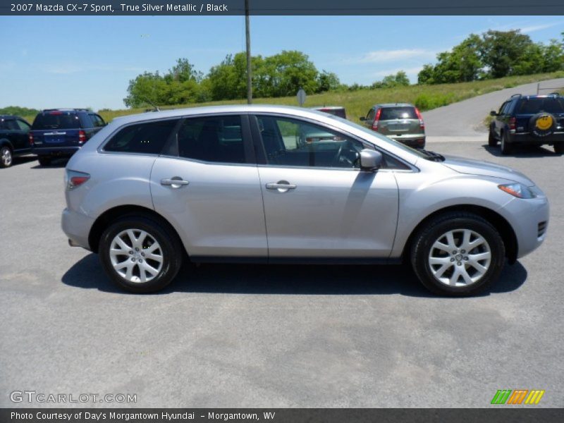 True Silver Metallic / Black 2007 Mazda CX-7 Sport