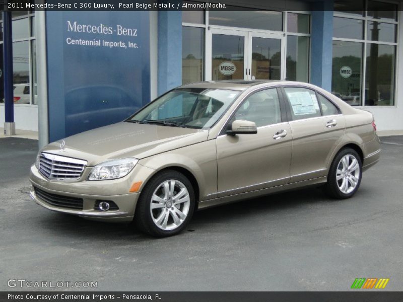 Pearl Beige Metallic / Almond/Mocha 2011 Mercedes-Benz C 300 Luxury