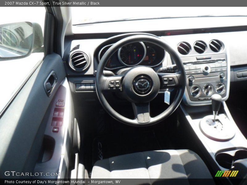 True Silver Metallic / Black 2007 Mazda CX-7 Sport