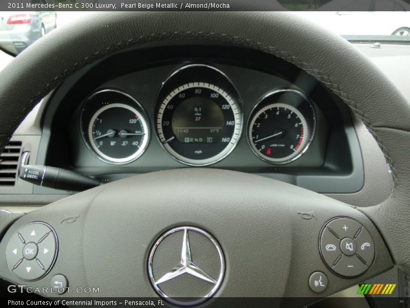 Pearl Beige Metallic / Almond/Mocha 2011 Mercedes-Benz C 300 Luxury