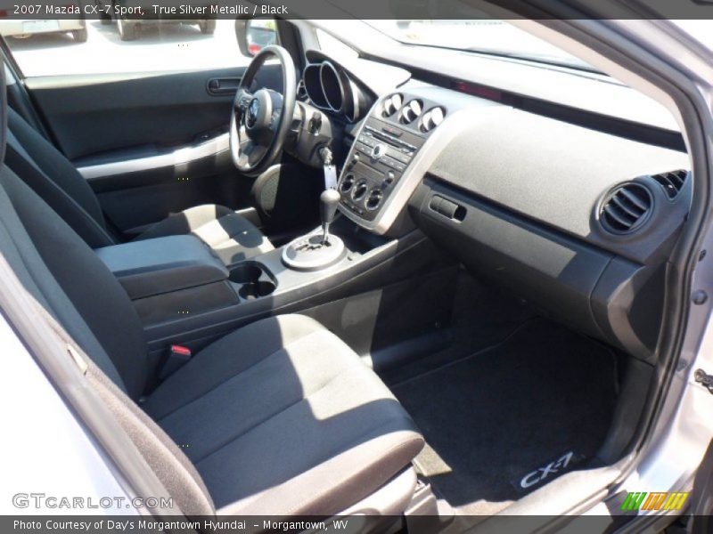 True Silver Metallic / Black 2007 Mazda CX-7 Sport
