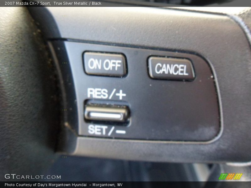 True Silver Metallic / Black 2007 Mazda CX-7 Sport