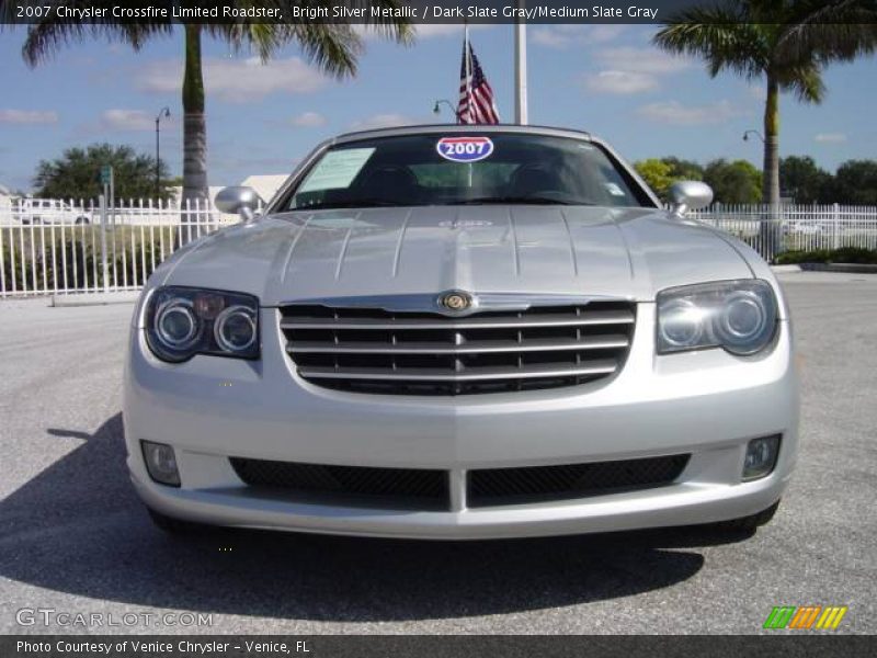 Bright Silver Metallic / Dark Slate Gray/Medium Slate Gray 2007 Chrysler Crossfire Limited Roadster