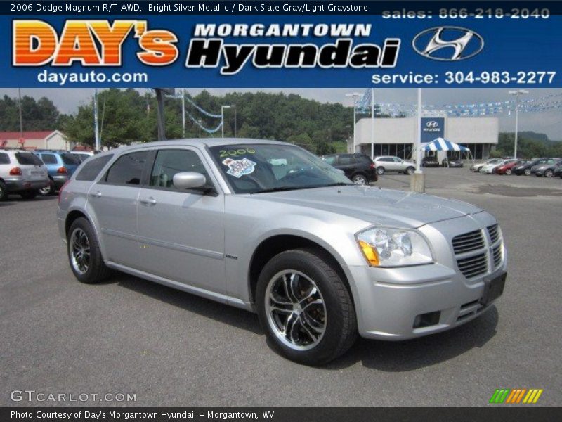 Bright Silver Metallic / Dark Slate Gray/Light Graystone 2006 Dodge Magnum R/T AWD