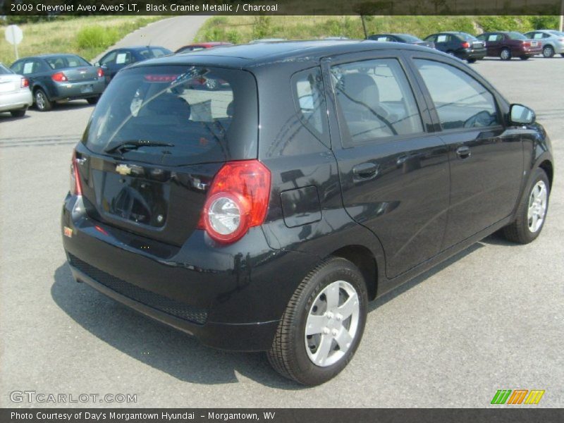 Black Granite Metallic / Charcoal 2009 Chevrolet Aveo Aveo5 LT