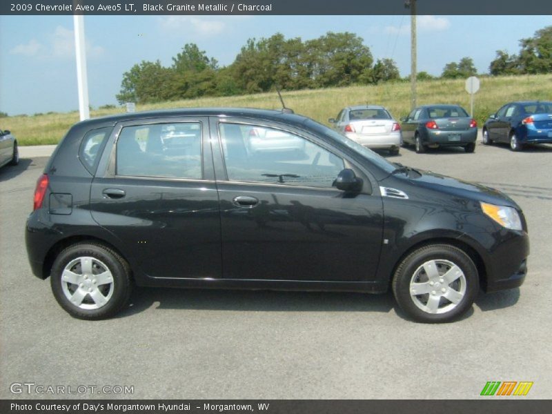Black Granite Metallic / Charcoal 2009 Chevrolet Aveo Aveo5 LT