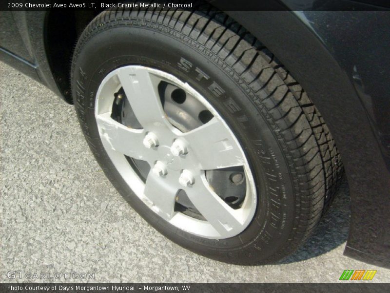 Black Granite Metallic / Charcoal 2009 Chevrolet Aveo Aveo5 LT