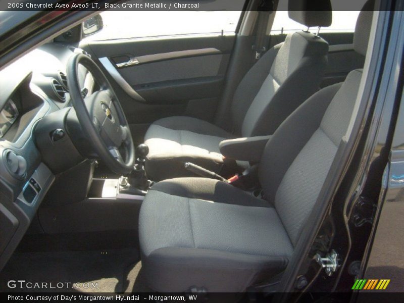 Black Granite Metallic / Charcoal 2009 Chevrolet Aveo Aveo5 LT