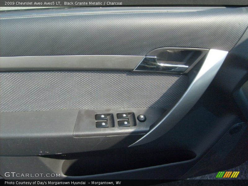 Black Granite Metallic / Charcoal 2009 Chevrolet Aveo Aveo5 LT