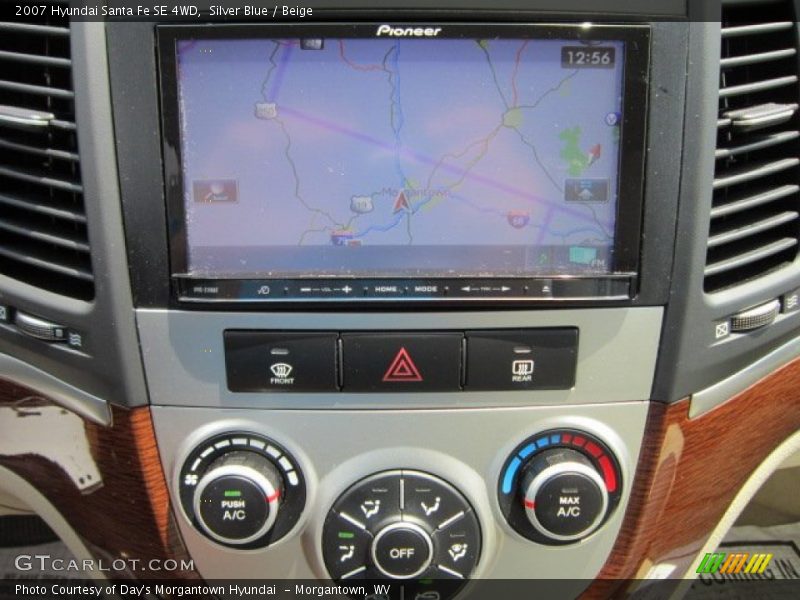 Silver Blue / Beige 2007 Hyundai Santa Fe SE 4WD