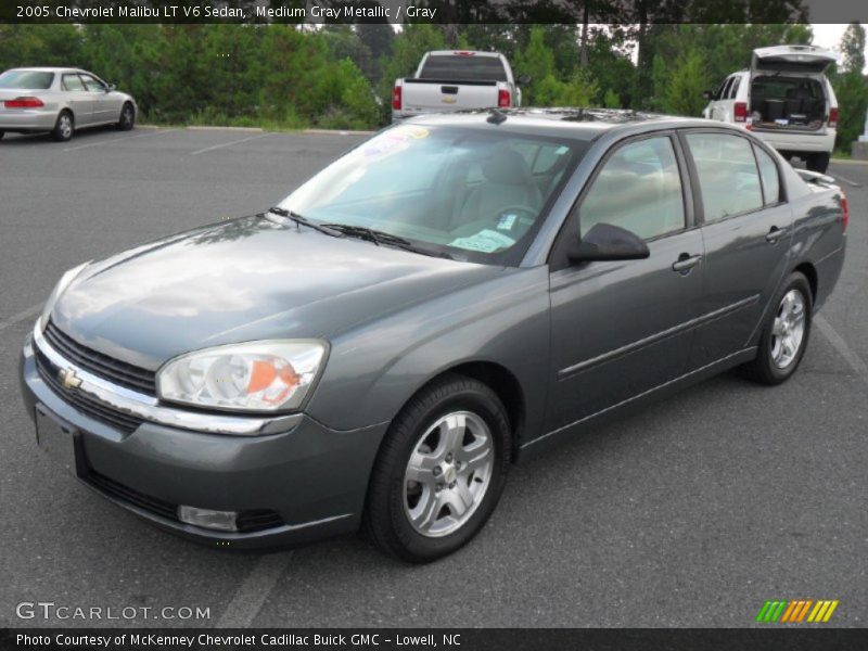 Medium Gray Metallic / Gray 2005 Chevrolet Malibu LT V6 Sedan