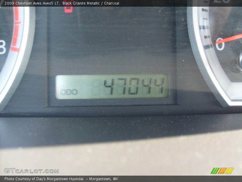Black Granite Metallic / Charcoal 2009 Chevrolet Aveo Aveo5 LT