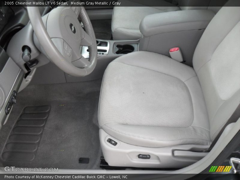 Medium Gray Metallic / Gray 2005 Chevrolet Malibu LT V6 Sedan