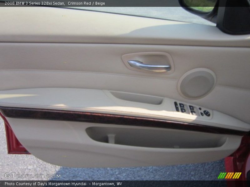 Crimson Red / Beige 2008 BMW 3 Series 328xi Sedan