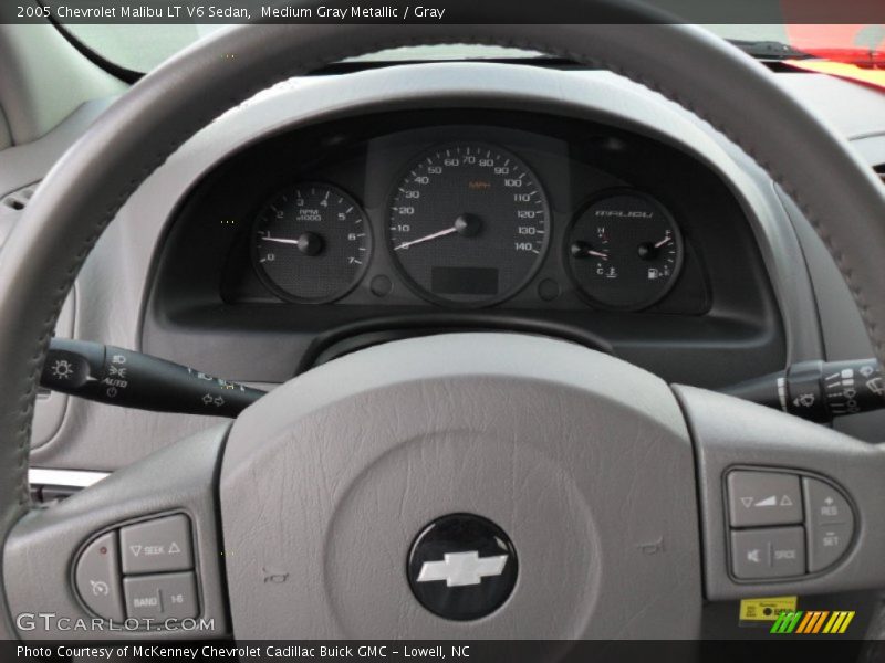 Medium Gray Metallic / Gray 2005 Chevrolet Malibu LT V6 Sedan