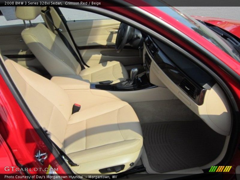 Crimson Red / Beige 2008 BMW 3 Series 328xi Sedan
