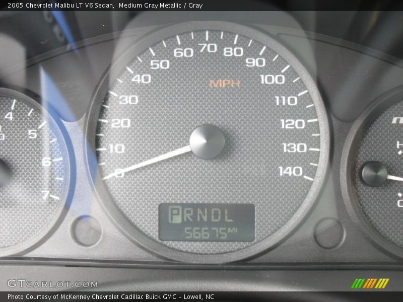 Medium Gray Metallic / Gray 2005 Chevrolet Malibu LT V6 Sedan