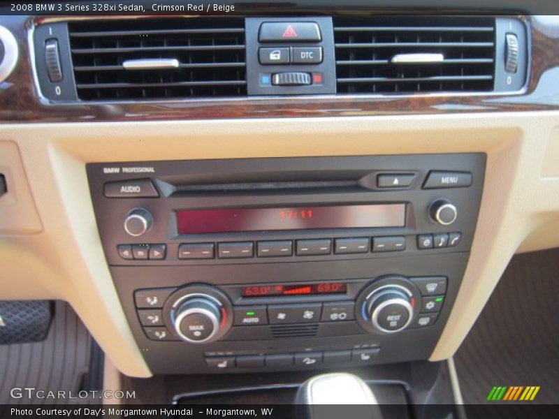 Crimson Red / Beige 2008 BMW 3 Series 328xi Sedan