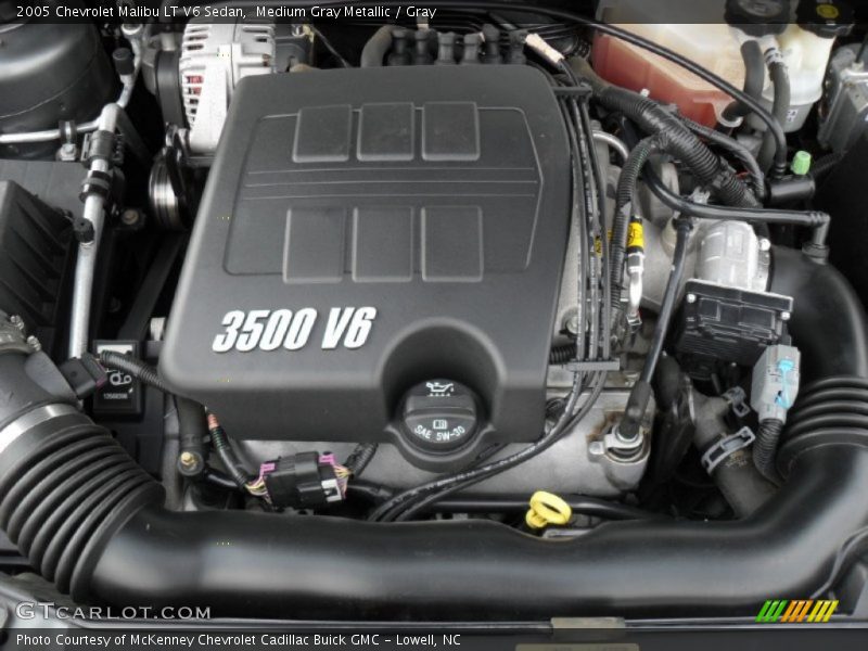 Medium Gray Metallic / Gray 2005 Chevrolet Malibu LT V6 Sedan