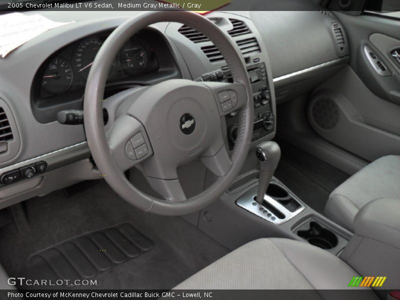 Medium Gray Metallic / Gray 2005 Chevrolet Malibu LT V6 Sedan