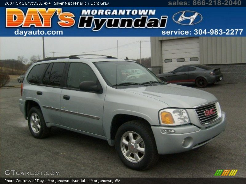 Silver Mist Metallic / Light Gray 2007 GMC Envoy SLE 4x4