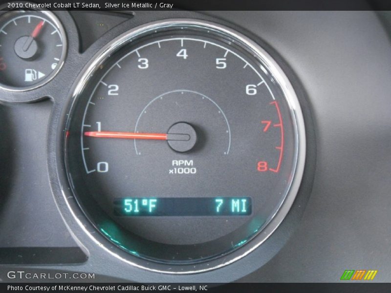 Silver Ice Metallic / Gray 2010 Chevrolet Cobalt LT Sedan