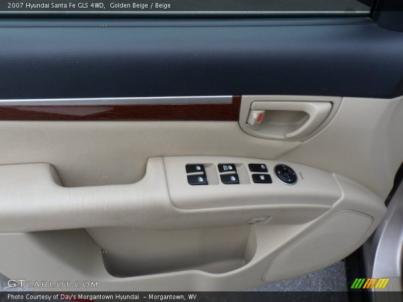 Golden Beige / Beige 2007 Hyundai Santa Fe GLS 4WD