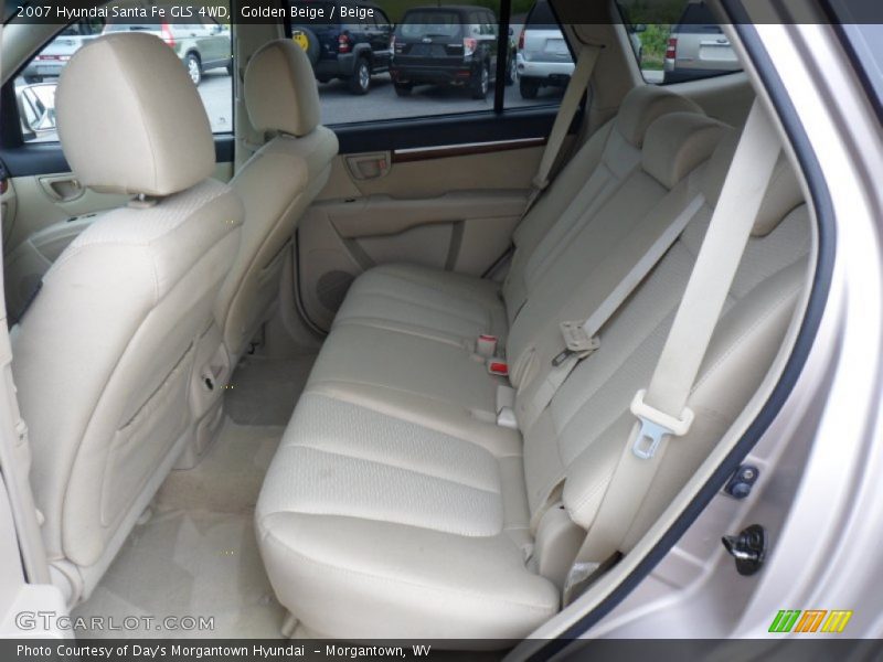 Golden Beige / Beige 2007 Hyundai Santa Fe GLS 4WD