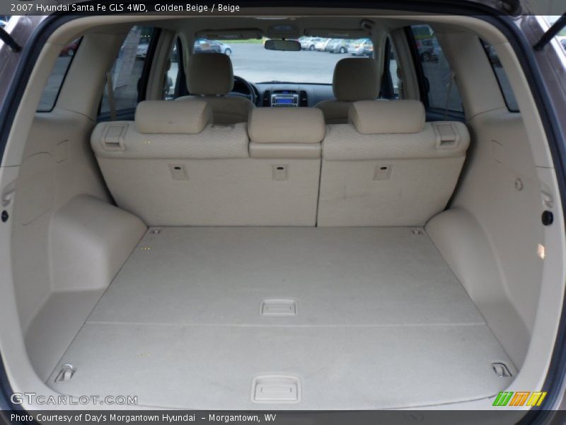 Golden Beige / Beige 2007 Hyundai Santa Fe GLS 4WD