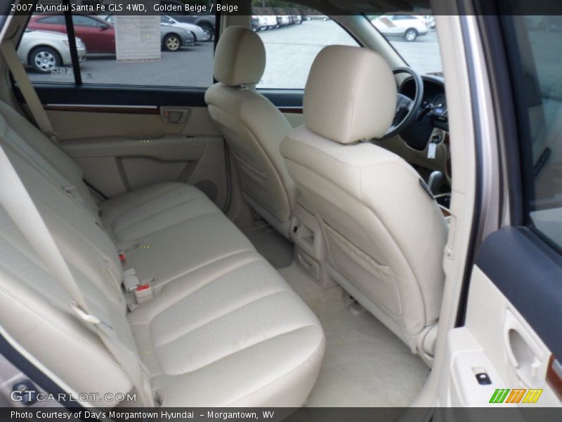 Golden Beige / Beige 2007 Hyundai Santa Fe GLS 4WD