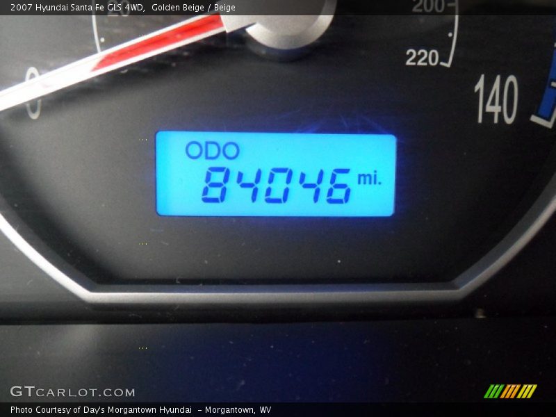 Golden Beige / Beige 2007 Hyundai Santa Fe GLS 4WD