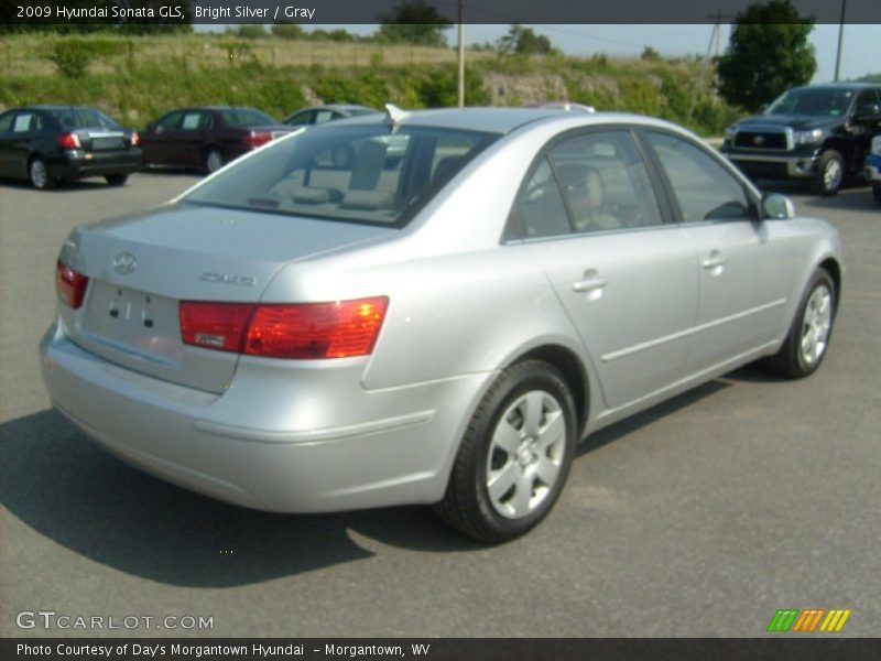 Bright Silver / Gray 2009 Hyundai Sonata GLS