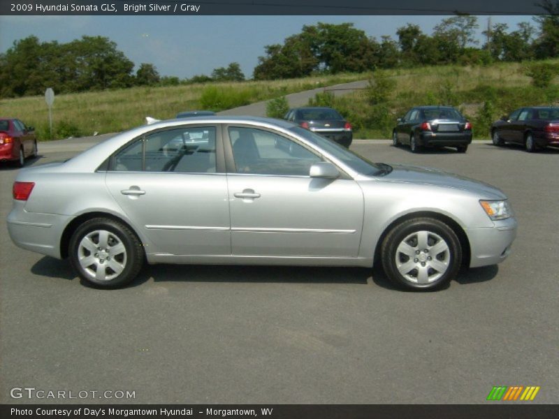 Bright Silver / Gray 2009 Hyundai Sonata GLS