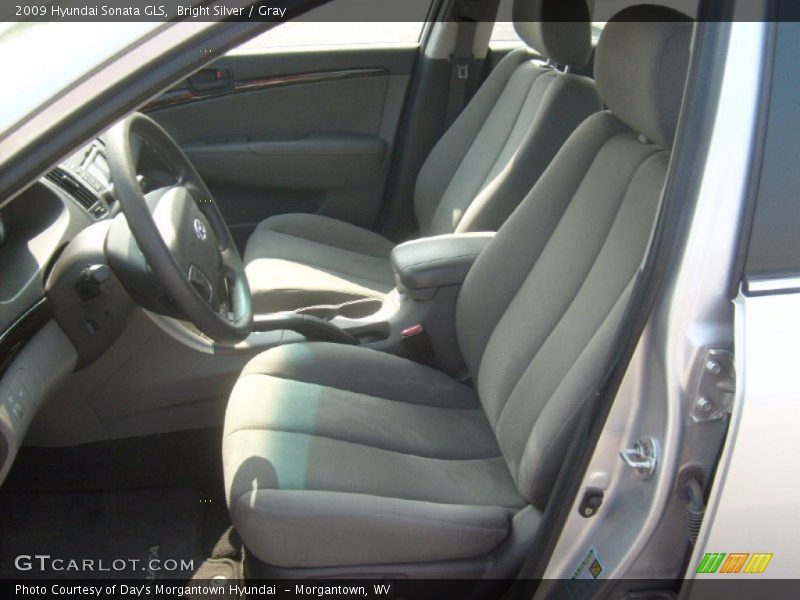 Bright Silver / Gray 2009 Hyundai Sonata GLS