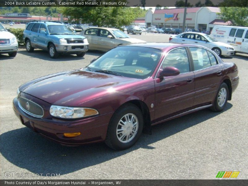 Cabernet Red Metallic / Medium Gray 2004 Buick LeSabre Custom