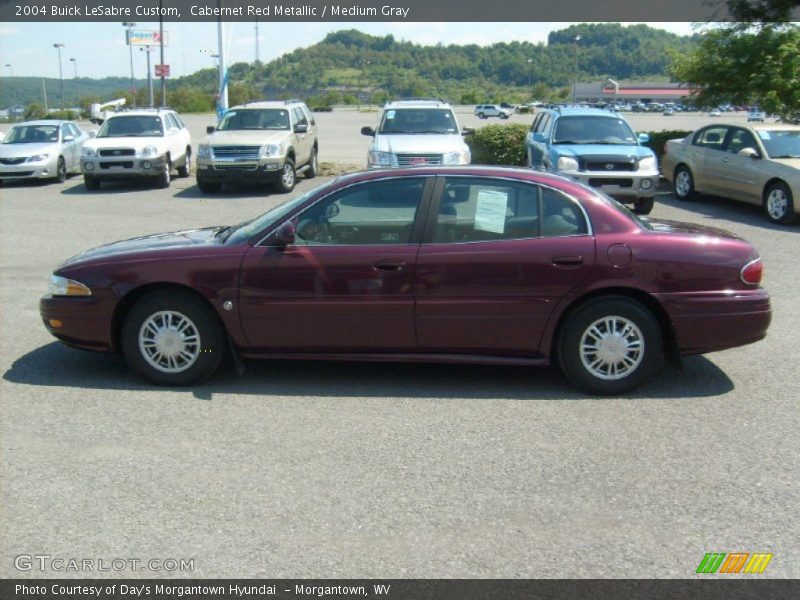 Cabernet Red Metallic / Medium Gray 2004 Buick LeSabre Custom