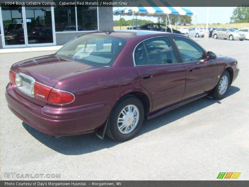 Cabernet Red Metallic / Medium Gray 2004 Buick LeSabre Custom