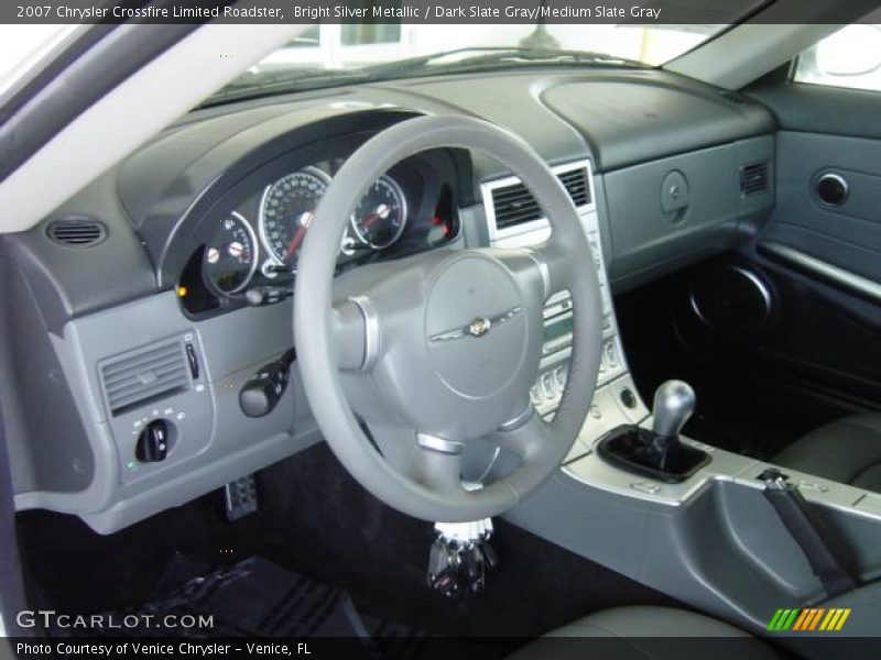 Bright Silver Metallic / Dark Slate Gray/Medium Slate Gray 2007 Chrysler Crossfire Limited Roadster