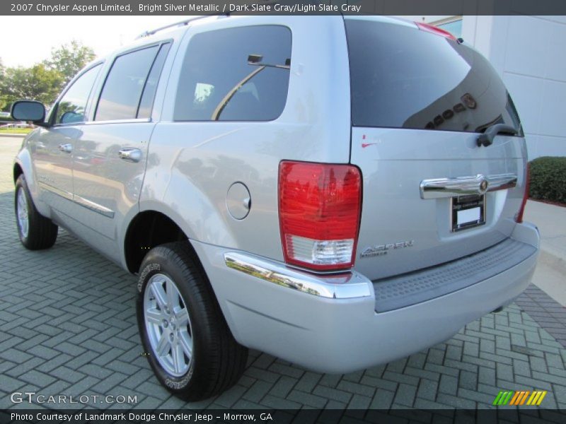 Bright Silver Metallic / Dark Slate Gray/Light Slate Gray 2007 Chrysler Aspen Limited