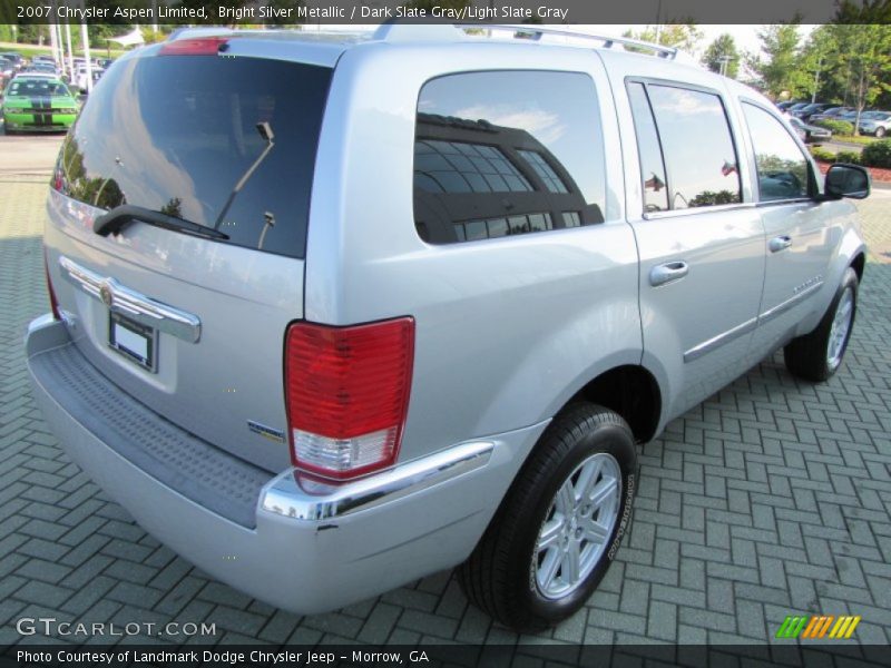Bright Silver Metallic / Dark Slate Gray/Light Slate Gray 2007 Chrysler Aspen Limited