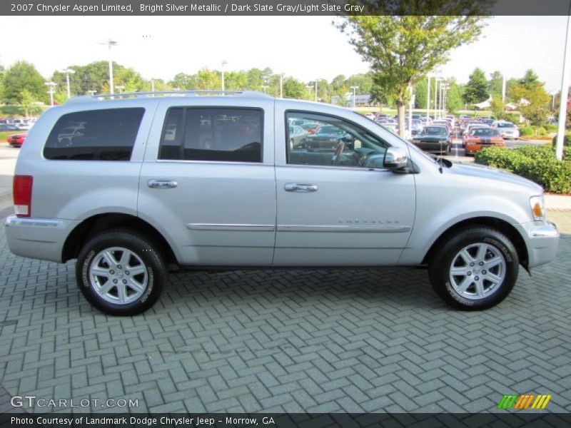 Bright Silver Metallic / Dark Slate Gray/Light Slate Gray 2007 Chrysler Aspen Limited