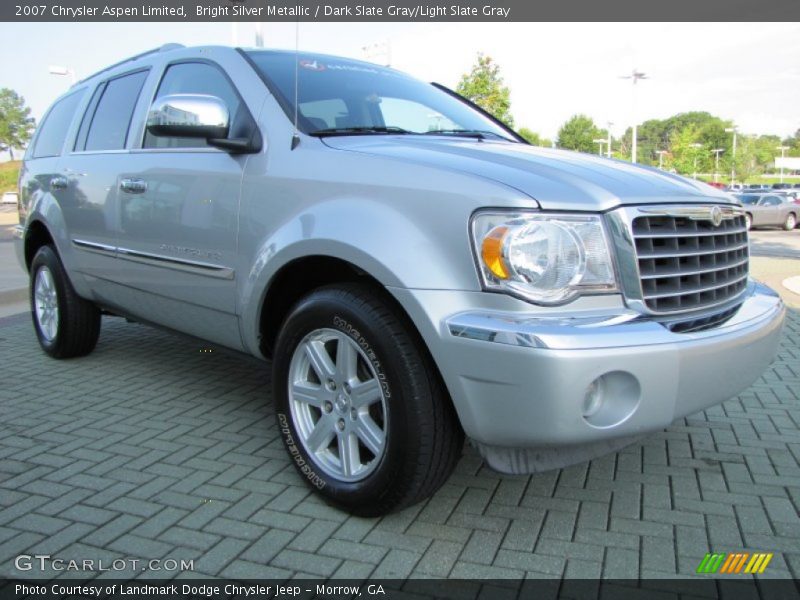Bright Silver Metallic / Dark Slate Gray/Light Slate Gray 2007 Chrysler Aspen Limited