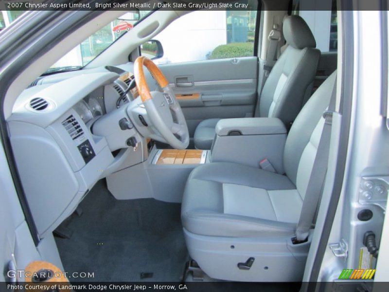 Bright Silver Metallic / Dark Slate Gray/Light Slate Gray 2007 Chrysler Aspen Limited