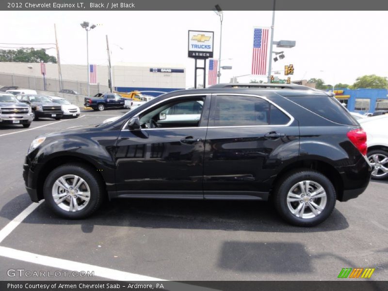 Black / Jet Black 2012 Chevrolet Equinox LT