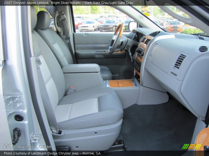 Bright Silver Metallic / Dark Slate Gray/Light Slate Gray 2007 Chrysler Aspen Limited