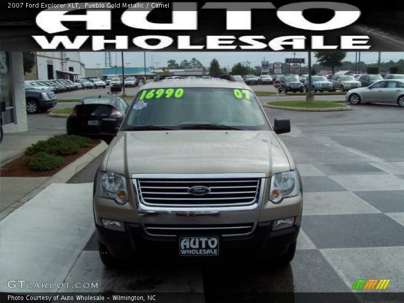 Pueblo Gold Metallic / Camel 2007 Ford Explorer XLT