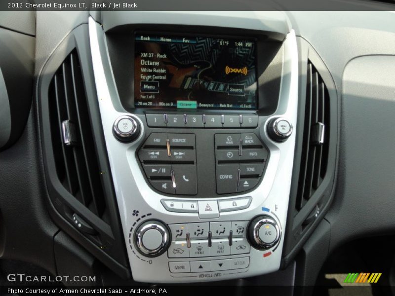 Controls of 2012 Equinox LT