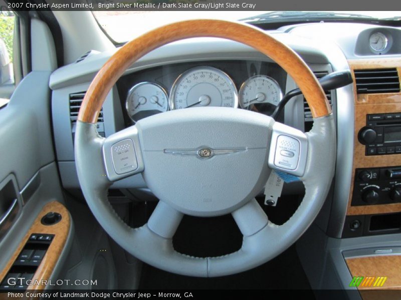 Bright Silver Metallic / Dark Slate Gray/Light Slate Gray 2007 Chrysler Aspen Limited